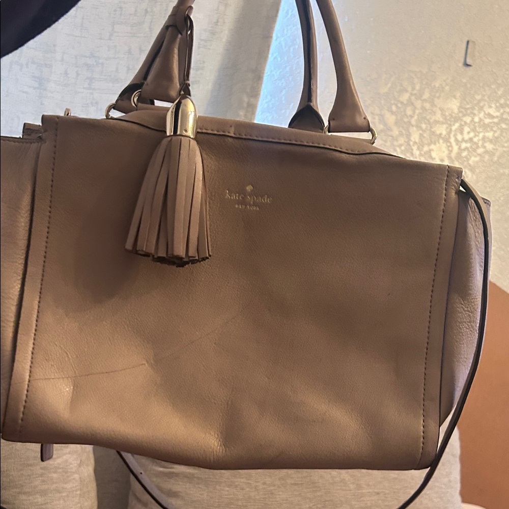 Kate Spade Taupe Satchel Bag - Picture 7 of 7
